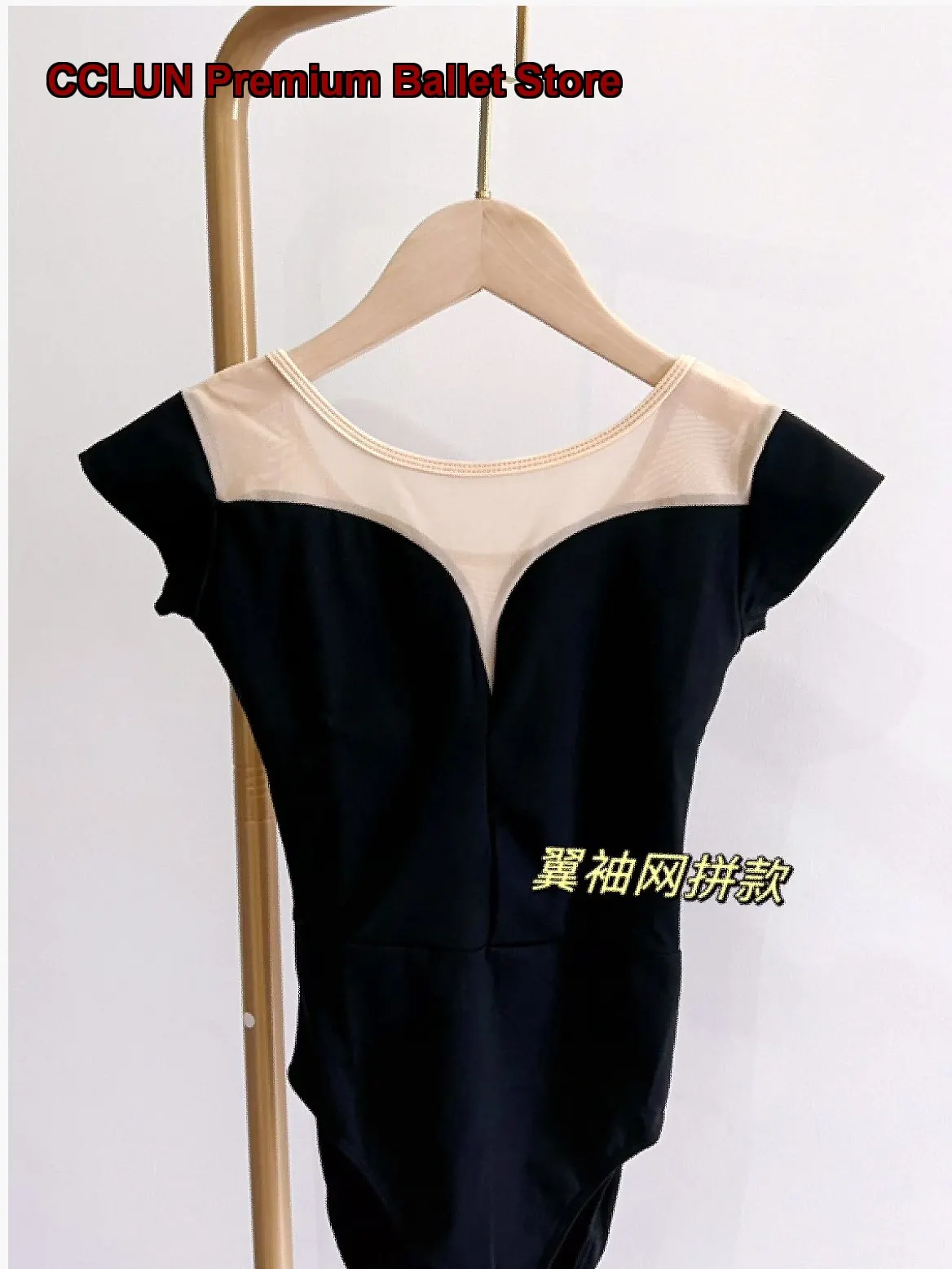 women's-adult-black-halter-neck-art-exam-body-suit-gymnastics-aerial-yoga-dance-leotard