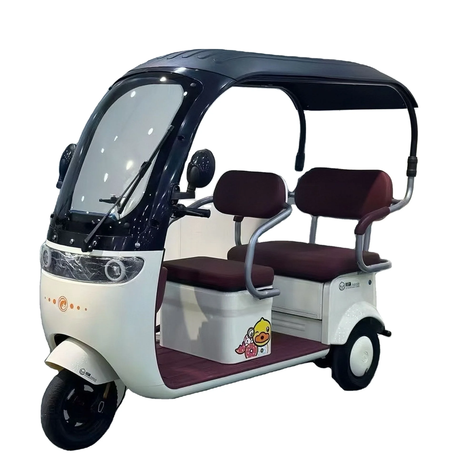 Wholesale 800W 48V/60v Electric Tricycle 3 Wheels for the Elderly Disabled Scooter Multi-functional Seat Design