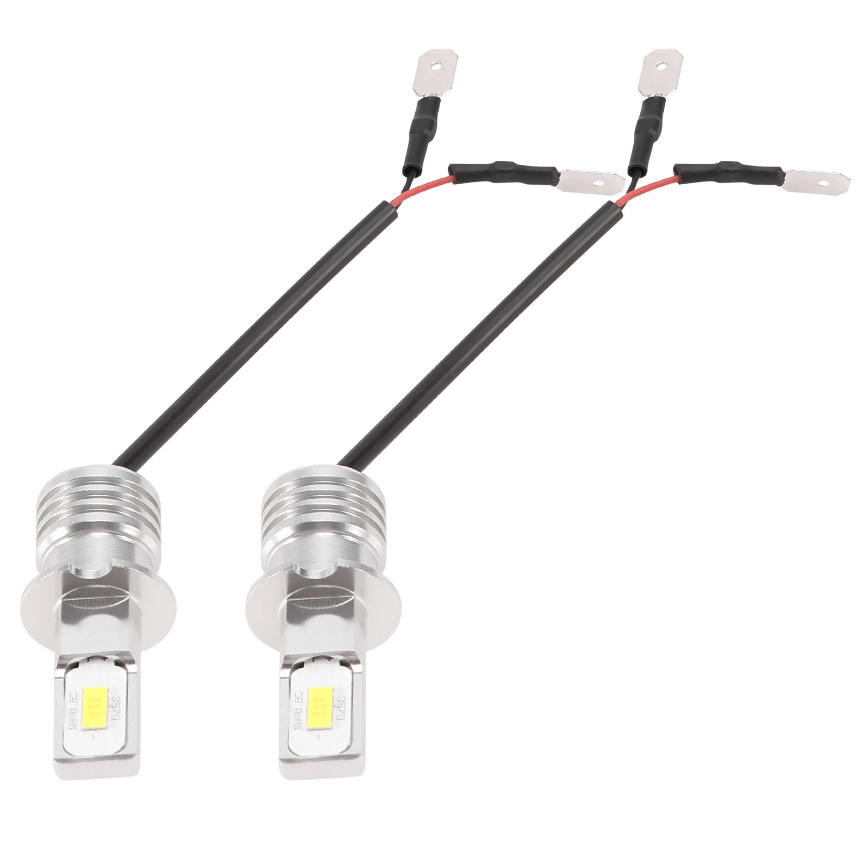 2X H3 Super jasne LED reflektor przeciwmgielny lampa do jazdy zestaw żarówek 6000K biały 100W