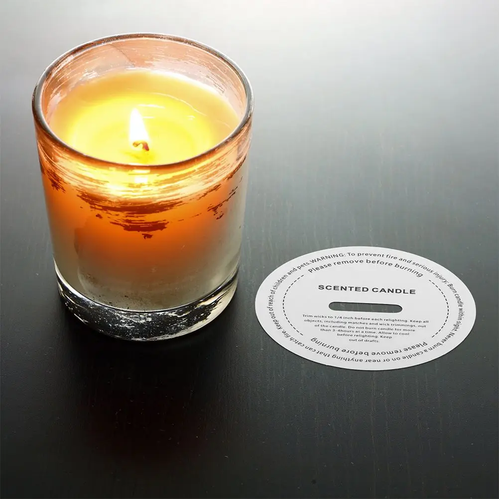 

50 Pcs Candle Dust Cover Protective Paper Wax Melts Packaging Handmade Covers Aromatherapy Labels Square Water Resistant