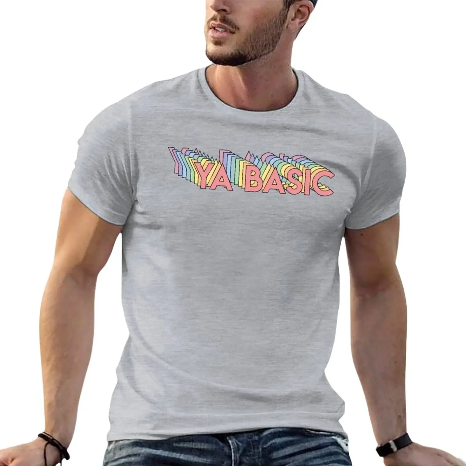 Ya Basic! T-Shirt kawaii clothes blacks for a boy t shirts men