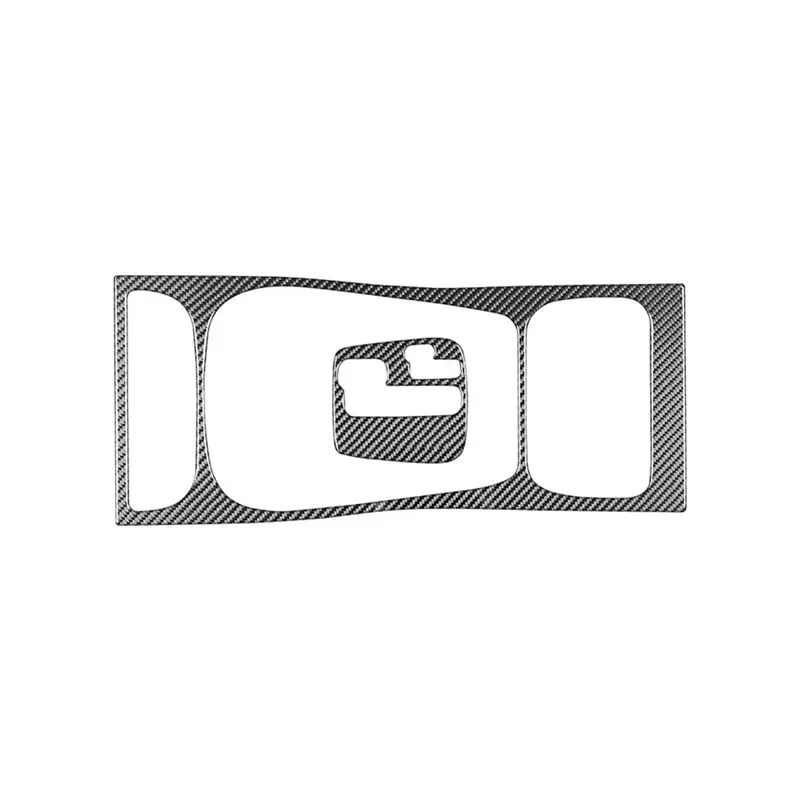 

ABHX-для Cayenne 2003-2010 LHD углеродное волокно, центральная консоль автомобиля, крышка панели переключения передач, аксессуары для отделки