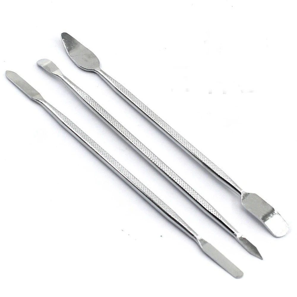 

3Piece Metal Spudger Set Dual Ends Opening Pry Tool Repair Tools Kit for Laptop Cell Phone Tablet MP3 100Set