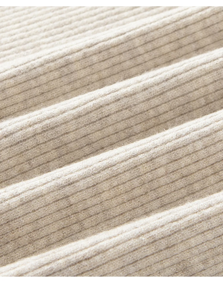 MZ62017 Elegante Damen-Strickjacke mit Reißverschluss, V-Ausschnitt, Langen Ärmeln und Kontrastbesatz aus Modal-Mischung, Mehrlagiges Strickoberteil für Herbst und Winter – Detail 19