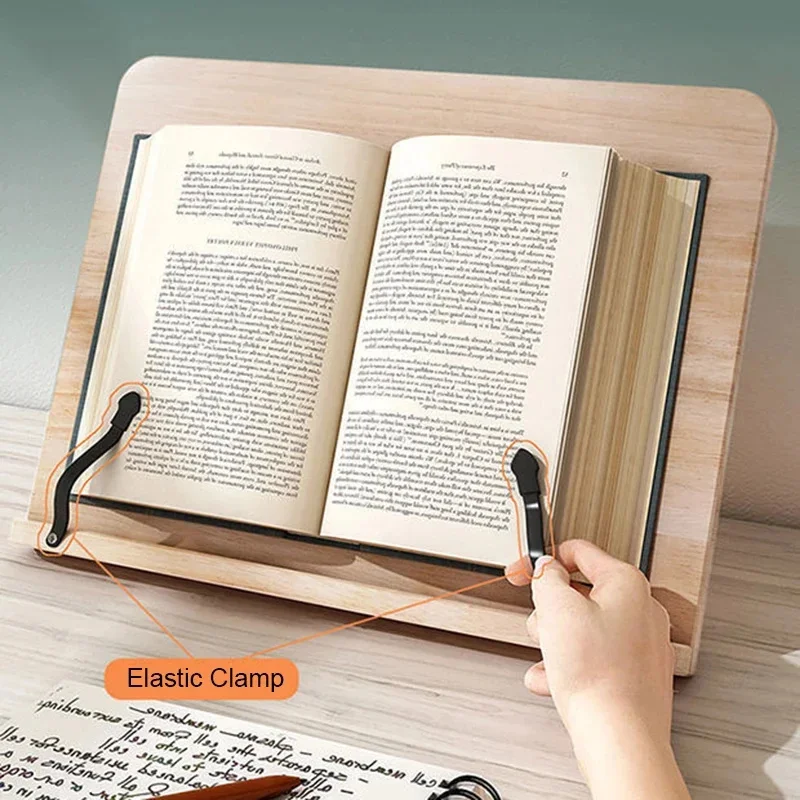 

Wood Book Stand Reading Book Holder Foldable Cookbook Holder For Textbook Receipe Music Study Paintings Tablet Reading Stand