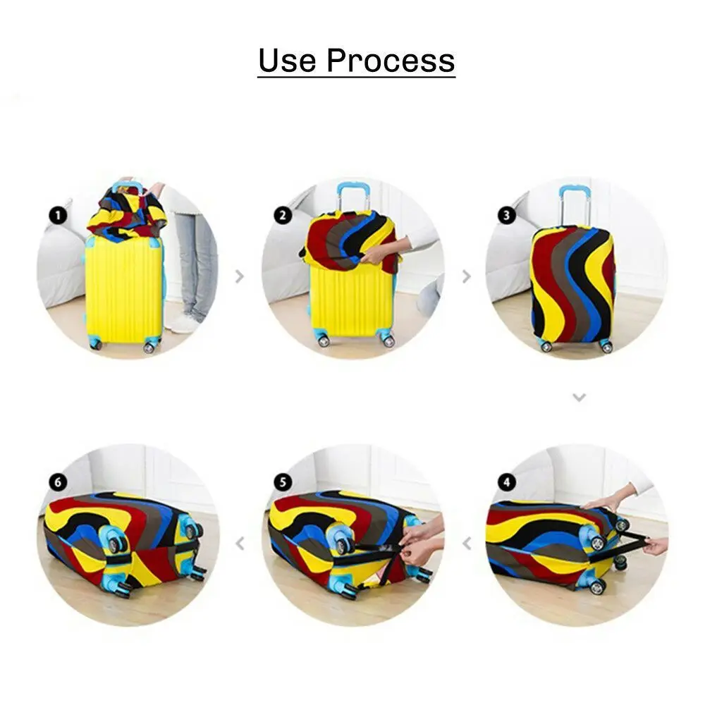 Elastic Fabric Suitcase Anti-scratch Travel Trolley Case Cover Trolley Case Luggage Cover Baggage Protector