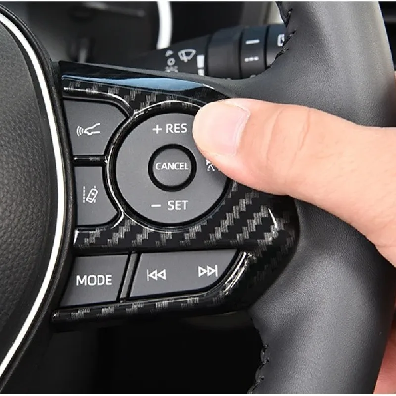 

For Toyota Avalon XX50 2018 2019 2020 2021 2022 Car Multifunction Steering Wheel Buttons Control Switch Panels Cover Accessories