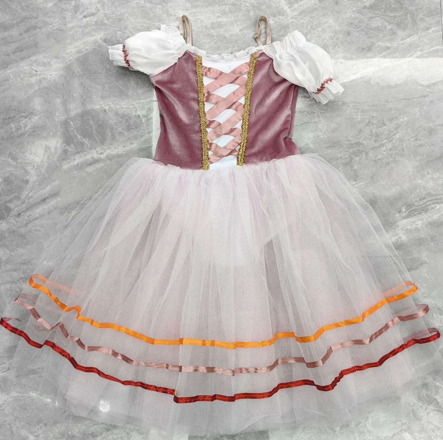 

Балетное платье-пачка для девочек «Жизель» для взрослых, одежда, детское профессиональное платье-балерина, бархатный топ, балетная одежда