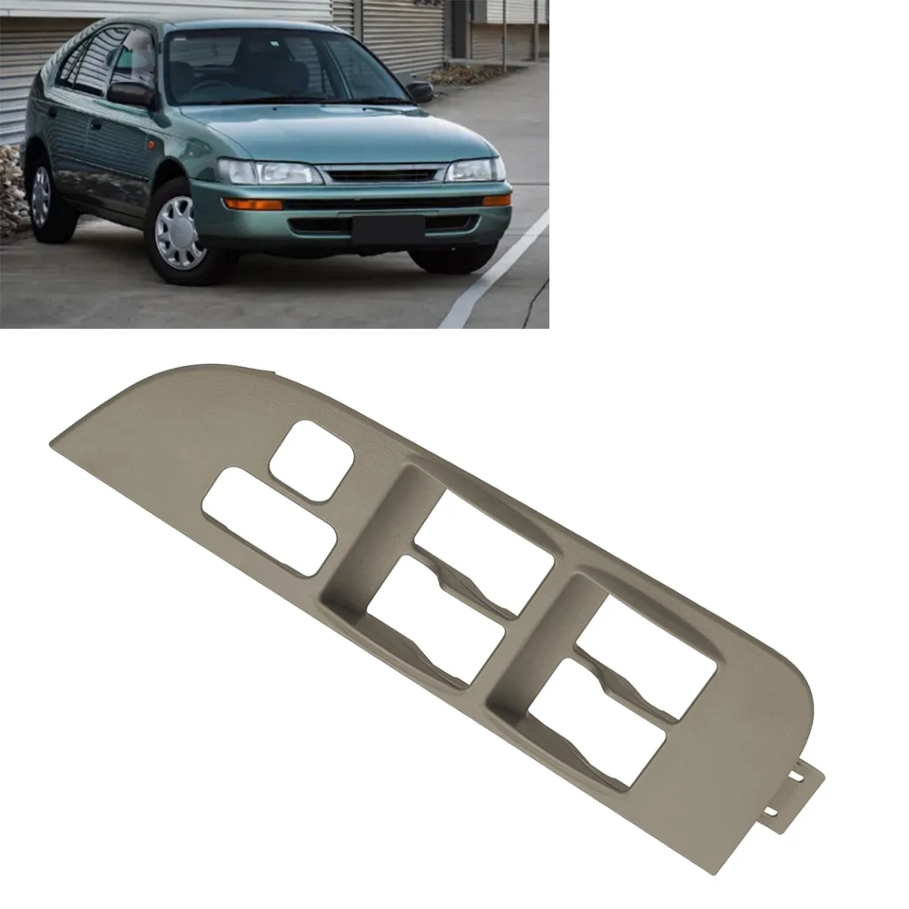 Latest Car Driver Side Master Power Door Window Switch Bezel Trim For Toyota Corolla 1998-2002 74232-02060-C0 Beige Replacement