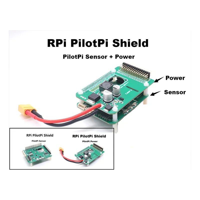 AU05 -Rpi Pilotpi Shield Pixhawk Flight Control PX4 Firmware Sensor & Power For Raspberry Pi 32 Bit Autopilot Copter Plane