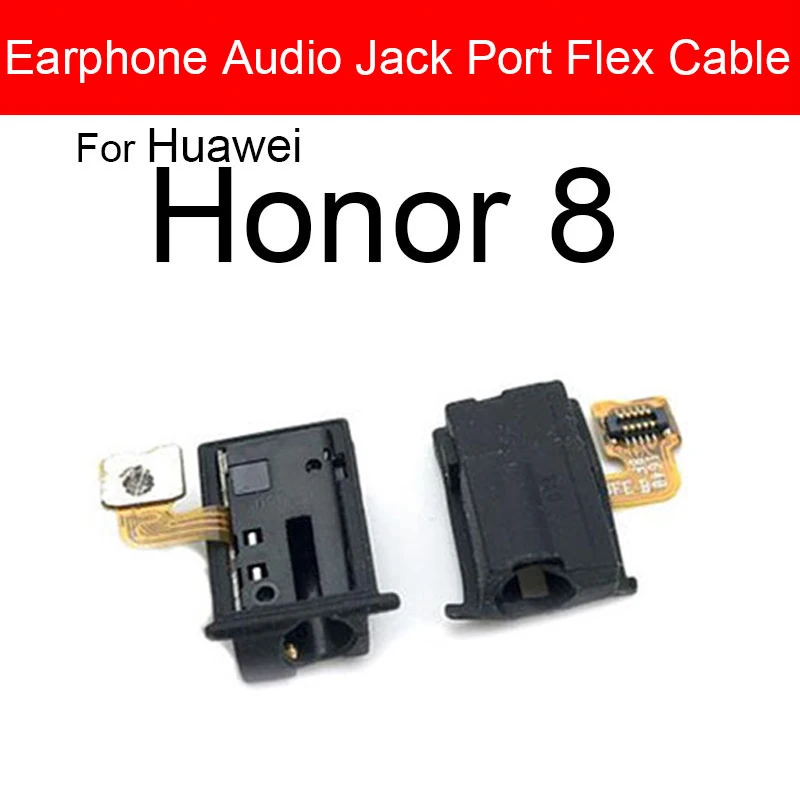 Audio Jack Flex Ribbon Cable For Huawei Honor 8 9 10 Lite 8Pro 20i 9i 9X 8X Max View V10 V9 V8 Headphone Earphone Port Parts