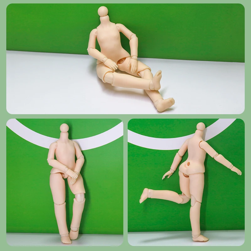 Ob11 Doll Body 1/12 BJD Doll Spherical Removeable Joint Body Doll For Penny, GSC Head, Molly, Obitsu 11, DIY Doll Accessories