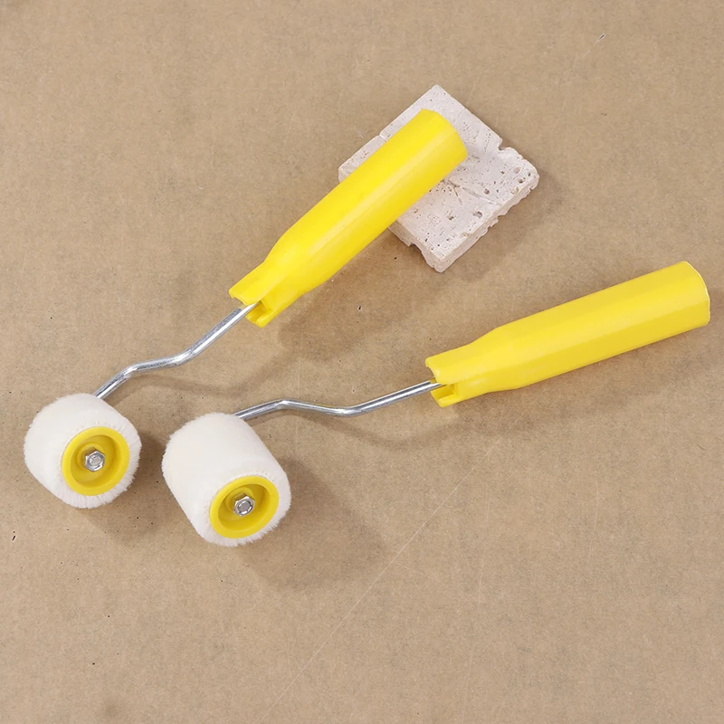 Roller Wand Reparatur Pinsel Mini Farbrollen Türen und Decken Wolle Pinsel Extra Kleine Farbe Ausbesserung Trim Rand Pinsel