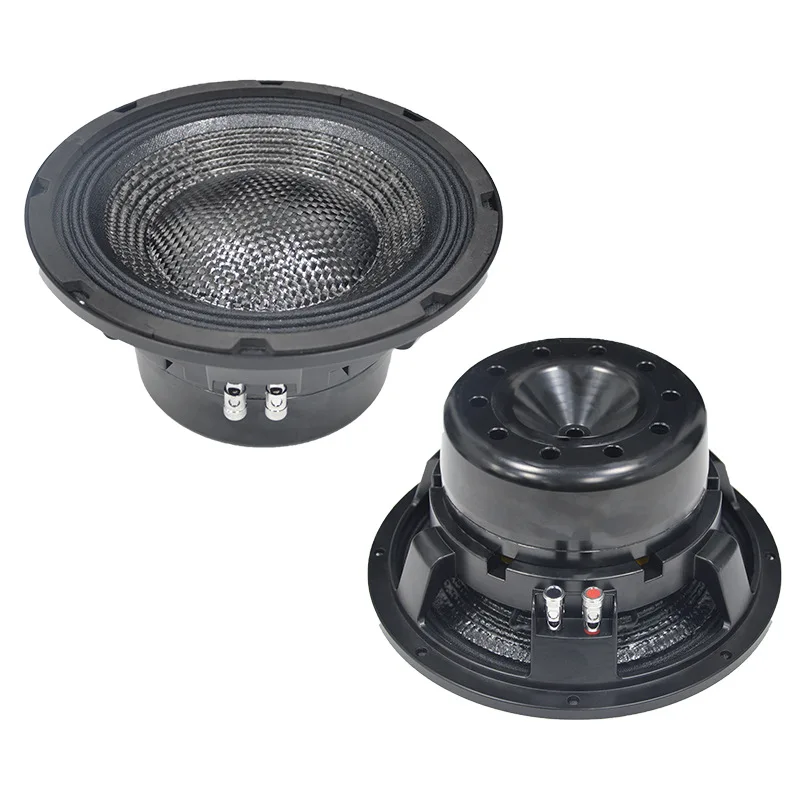 1pc Neodymium Magnetic Speaker 10 Inch Full Frequency Stage Linear Array Speaker Carbon Fiber Basin Mid Low Bass