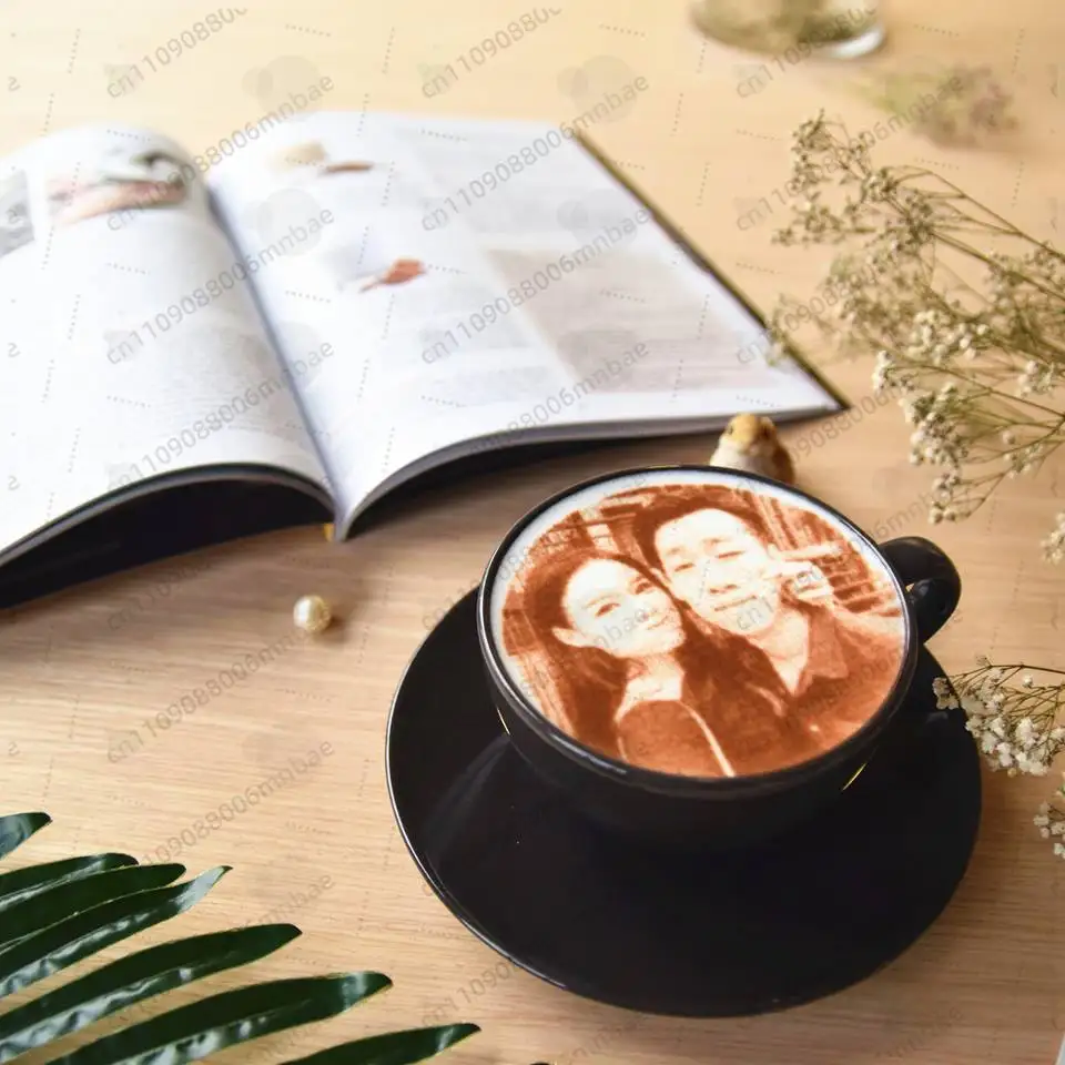Wifi coffee printer wholesale edible ink 20 * 20cm food coffee printer cake chocolate latte art macaron press for sale