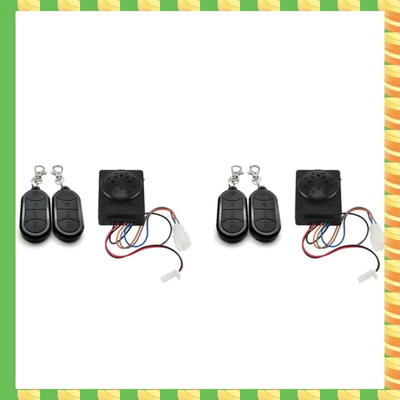 

AB53 2X система сигнализации для электровелосипеда двойной пульт дистанционного управления 36 В 48 В 60 В 72 В для электрического велосипеда/скутера Ebike/бесщеточный контроллер