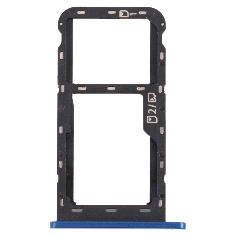 For ZTE Blade A51 SIM Card Tray + Micro SD Card Tray