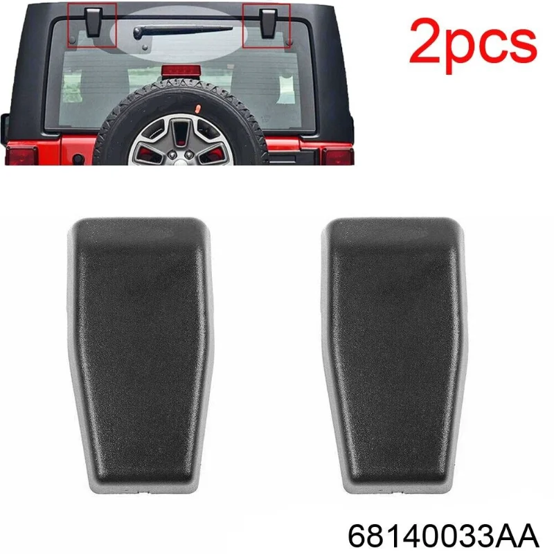 

1 Pair Rear Window Right & Left Hinge Covers For Jeep Wrangler JK JKU 2007-2018 68140033AA