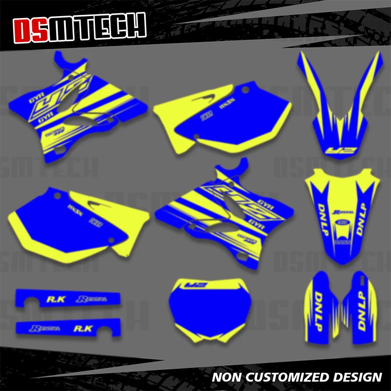 

DSMTECH Stickers Decals Graphics Kits For YAMAHA YZ125 YZ250 2002- 2005 2006 2007 2008 2009 2010 2011 2012 2013 2014 YZ 250