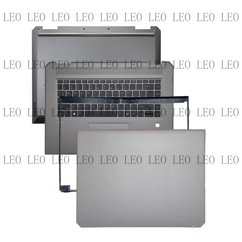 SS Front Panel Palmrest Case Floor Cover For HP ZBook 15S Studio X360 G5 XW1