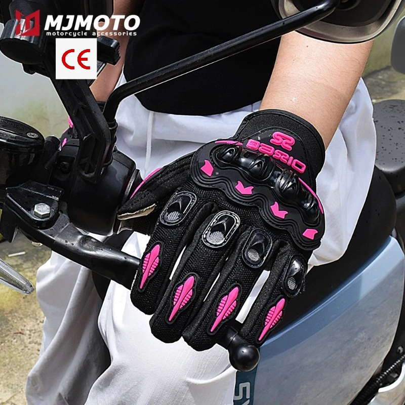 

Off-road Motorcycle Antifall and Anti-slip Breathable Riding Mountain Bike Motorcycle Women's Full-finger Gloves Rider Equipment