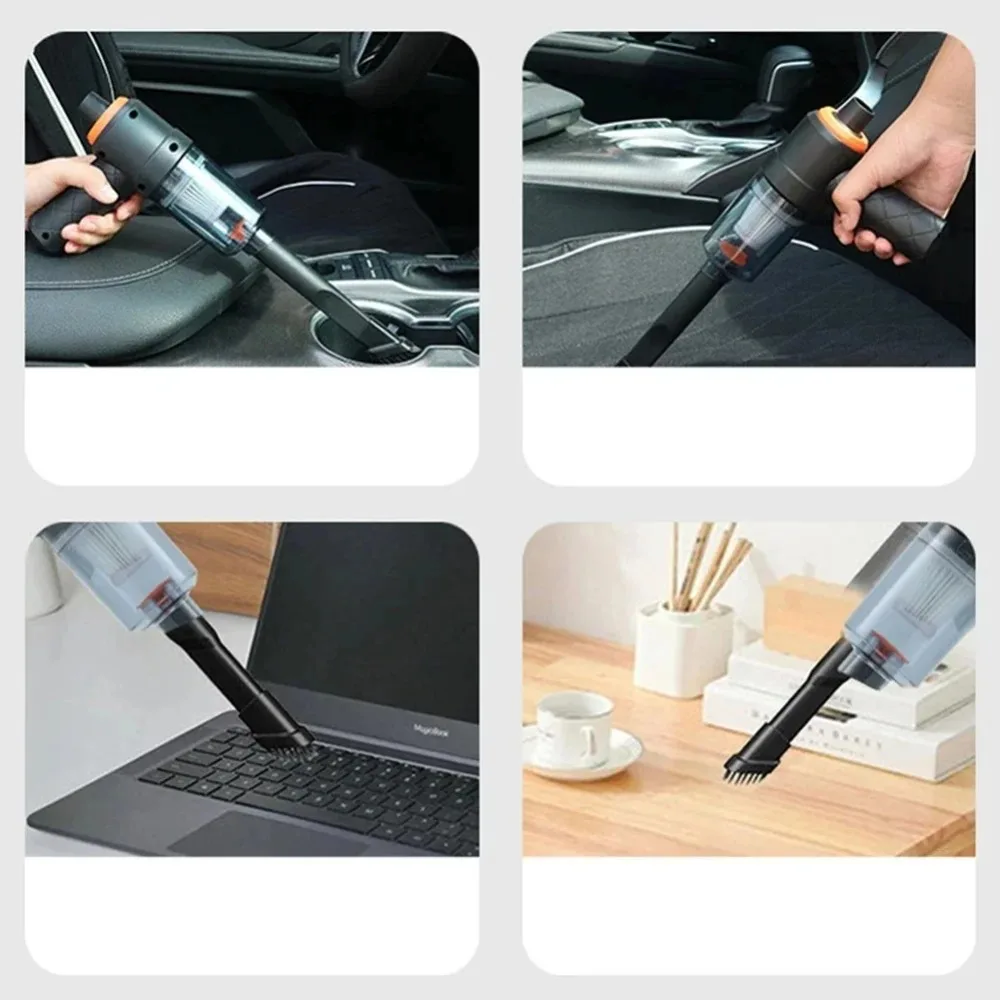 Cordless Handheld Car Vacuum Cleaner 12V Portable Powerful Suction High Power Strong Cleaning Tool for Auto Interior view 5