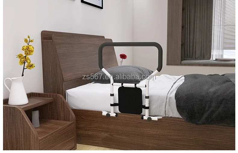 شريط مساعدة للسرير عالي الجودة يساعد قضبان السرير لكبار السن من جانب السرير الآمن