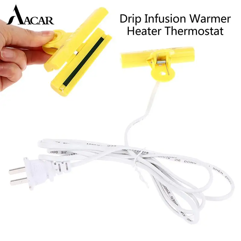 1PCS New Drip Infusion Warmer Heater Thermostat Heating Patch Pocket Clip Infusion Warmer Thermostat Heating Rod