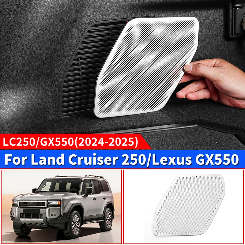 

Для Land Cruiser LC 250 2024 2025 1958 багажник, вентиляционное отверстие, декоративная крышка Lexus GX 550, обновленные аксессуары для интерьера
