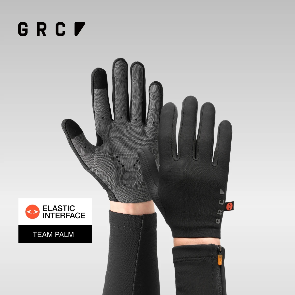 GRC Cycling Apparel EIT Team Winter Gloves Warm Touchscreen Non-slip Shock Absorption Long Distance Cycling Gloves