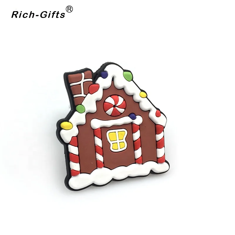 3D Rubber Christmas Fridge Magnets, Personalized Gifts