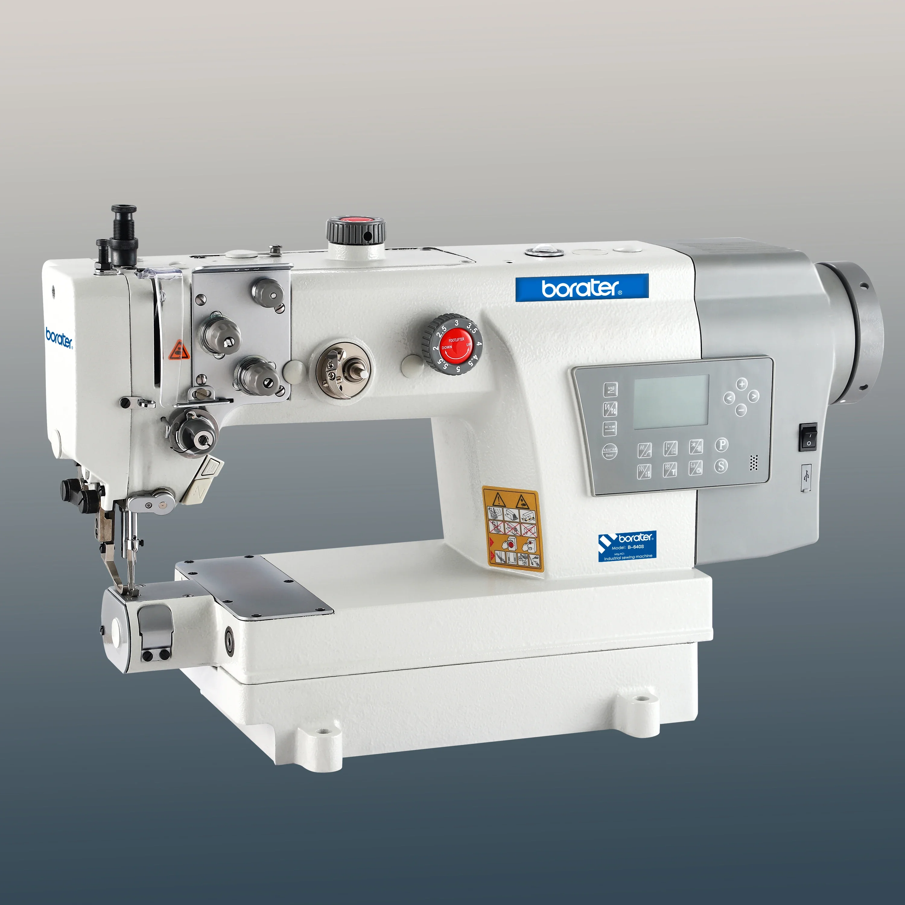

Leather Sewing Machine B-640S Heavy Duty Mixed Feeding Shoe Making Machine