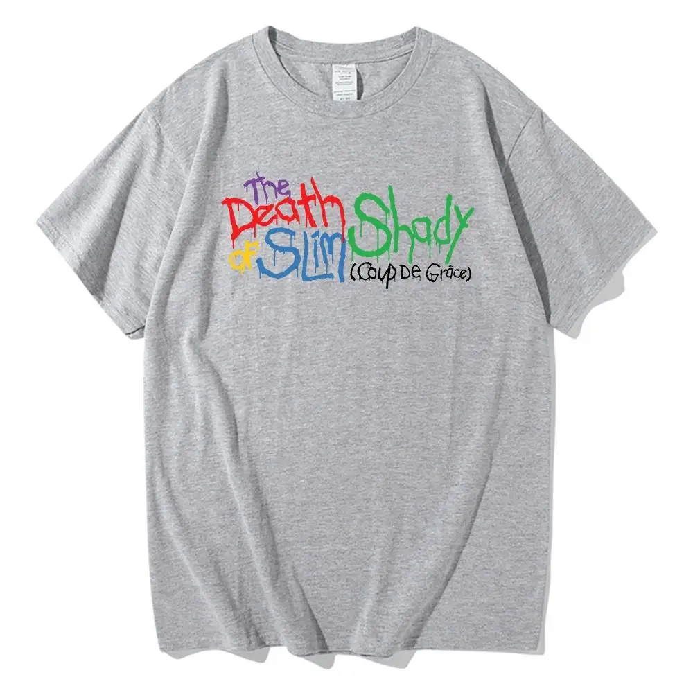 ايمينيم موت سليم شادي تي شيرت موضة النساء Harajuku الهيب هوب تي شيرت ريترو للجنسين جودة عالية خمر القطن تيز القمم
