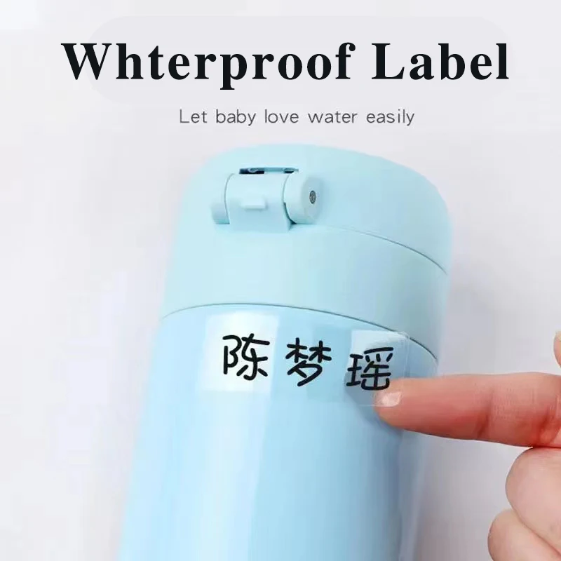 P15 Transparent Label Printer Mini Wireless Bluetooth Labeling Machine similar as D110 Handheld Printer  Lucency name Sticker