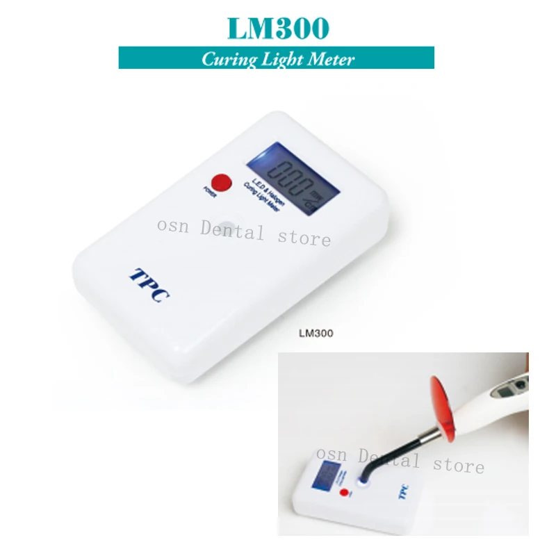 Dental LED Light Meter Curing Light Meter Tester Radiometer Digital Display Testing Unit for Dental Curing Lights Radiometer