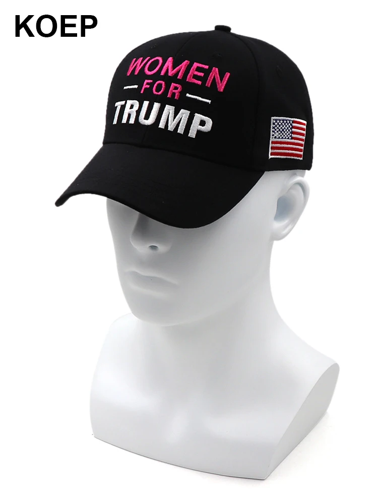 KOEP nowy Donald Trump 2024 czapka USA flaga czapki baseballowe kobiety dla TRUMP czapka typu Snapback haft Drop Shipping