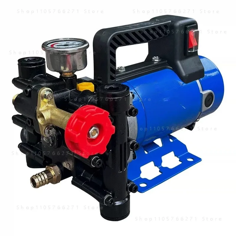 Agricultural Electric High Pressure Water Pump Double Cylinder Piston Design 12V/24V for Irrigation Spraying