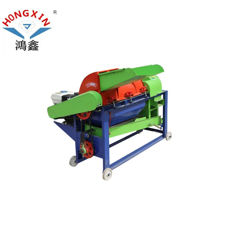 دراس مجاري الهواء المزدوج، دراس أرز الذرة والفول السوداني، دراس تقشير حصاد الذرة