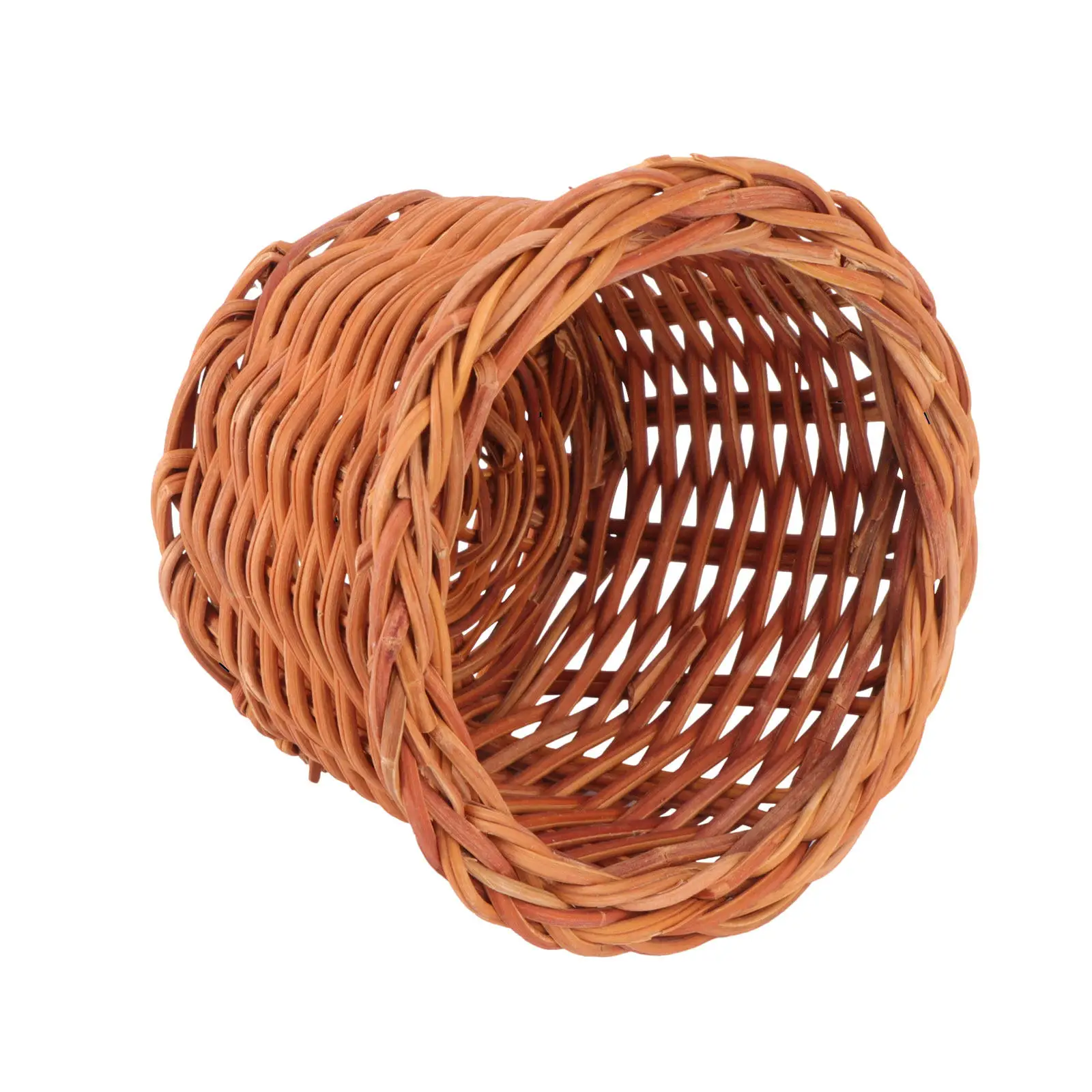 Mini House Crafts Eco friendly Collapsible Basket Foldable Storage Kids Gifts Home Decor Miniature Furniture Accessories