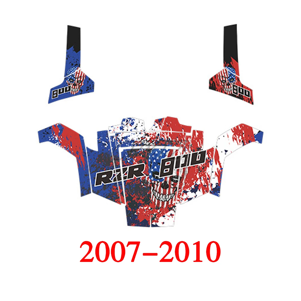 GRAPHICS KIT Fit For POLARIS RANGER Polaris Ranger RZR 800 UTV 2007 2008 2009 2010 2012 2013 2014 Graphics Kits Decals Stickers