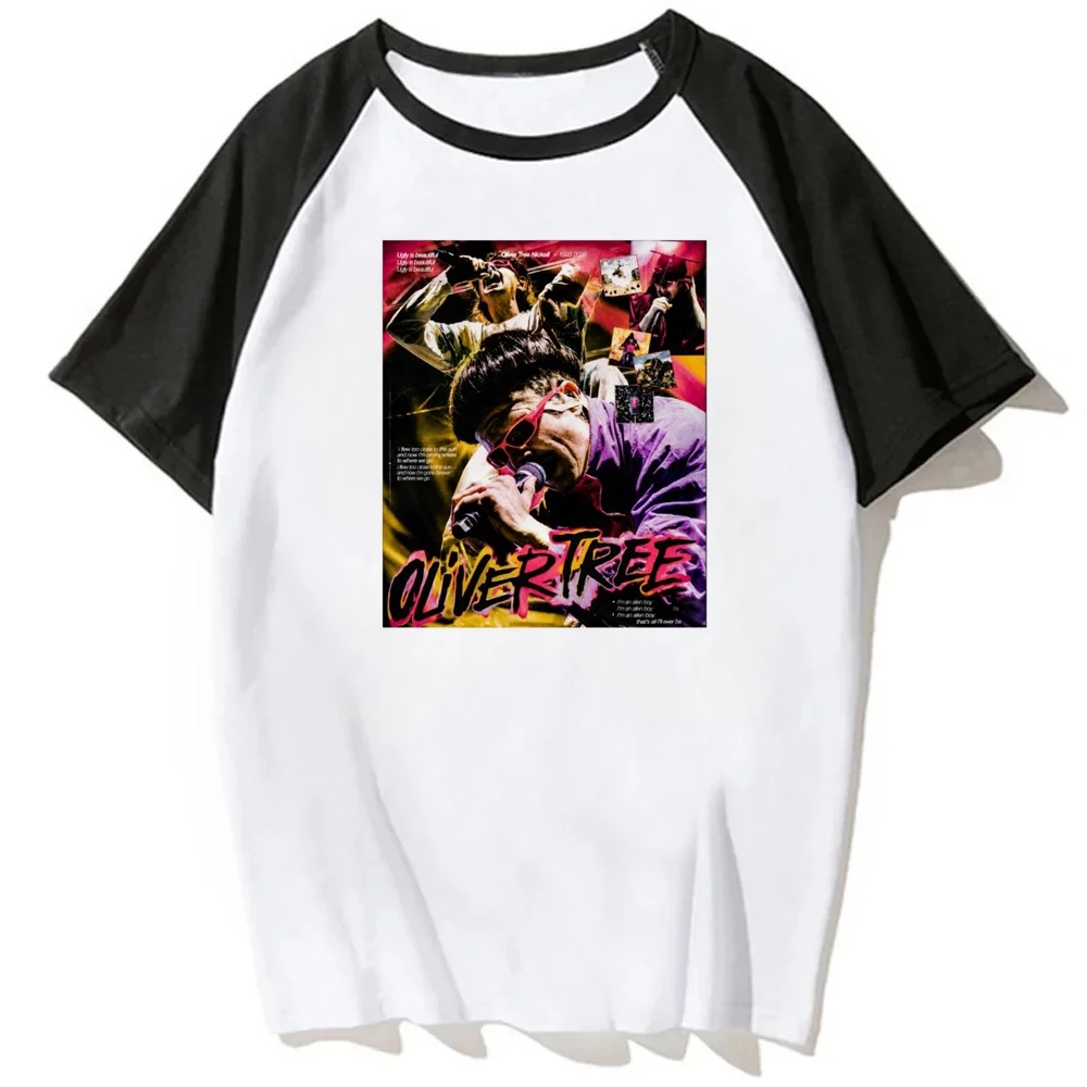 Oliver Tree T-Shirt für Teenager, alternative Grafik, Vintage, japanisches T-Shirt, 2000er Jahre, günstiges Manga-Retro-T-Shirt – Detail 1