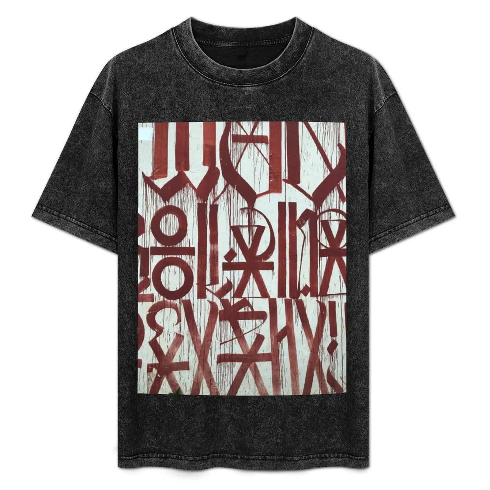 

Retna Graffiti Calligraphy T-Shirt Quick Dry Training Short Sleeve Tee