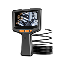 Endoscope Camera 4.3 inch IPS Screen HD 5.5mm lens Inspection Camera IP67 Waterproof with 6 LED Lights for Automotive HVAC Drain