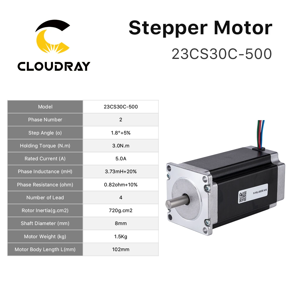 Cloudray 3/4 Axis CNC Kit Nema23 3.0N.m Stepper Motor Driver USB LPT Controller Board and 350W Power Supply