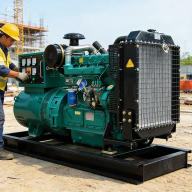 

6KW 8KW Silent Diesel Generator Set Air Cooled Low Noise Standby Power for Construction Site Household