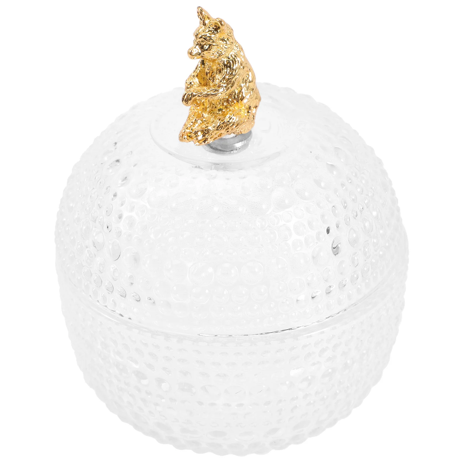 

Airtight Glass Jewelry Holder Transparent Lidded Jar for Ring Necklace Candy Storage Home Hotel Cafe Decoration Organization