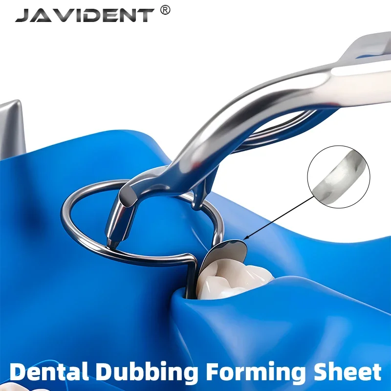 Dental Sectional Matrix Kit 100Pcs Sectional Contoured Metal Matrix Bands Matrix Rings Full Teeth Replacement Oral Care Tool