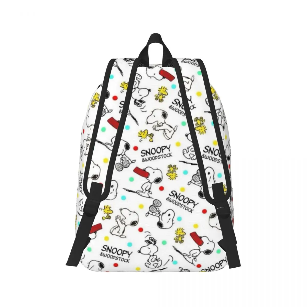 Mochila de lona elegante Snoopy – mochila confortável e espaçosa para trabalho, ao ar livre e viagens de fim de semana