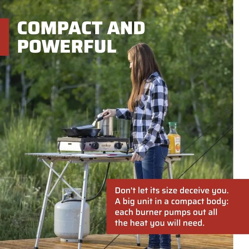 Camp Chef Ranger II Table Top Stove - Portable Gas Stove for Outdoor & Camping Gear