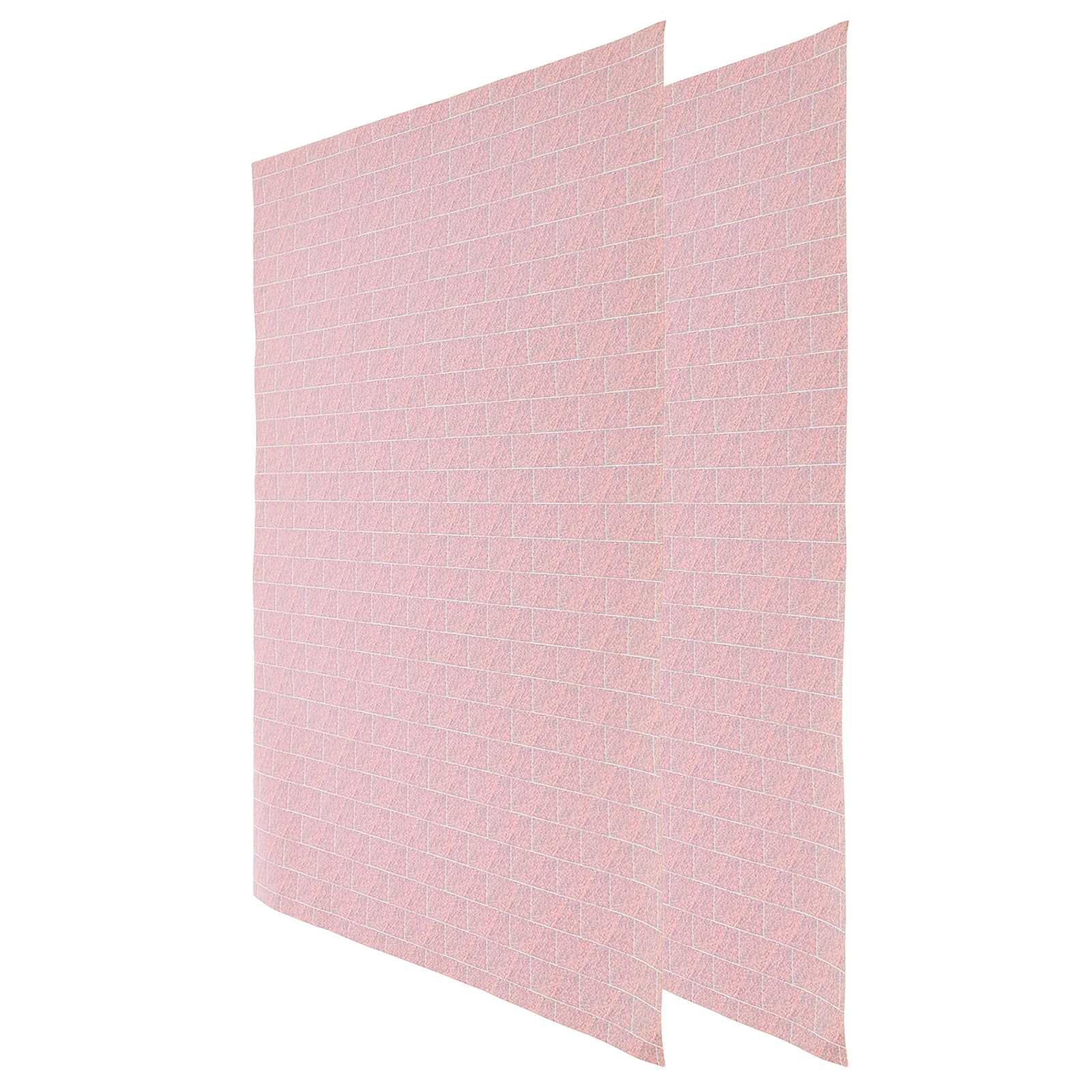 

2pcs Dollhouse Wallpaper Realistic Red Brick Stickers Mini House Decor A4 Size DIY Accessories Enhance Walls Supplies